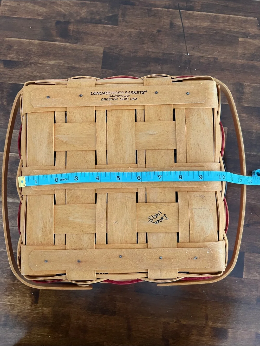 Longaberger All American Pie Basket, 1998